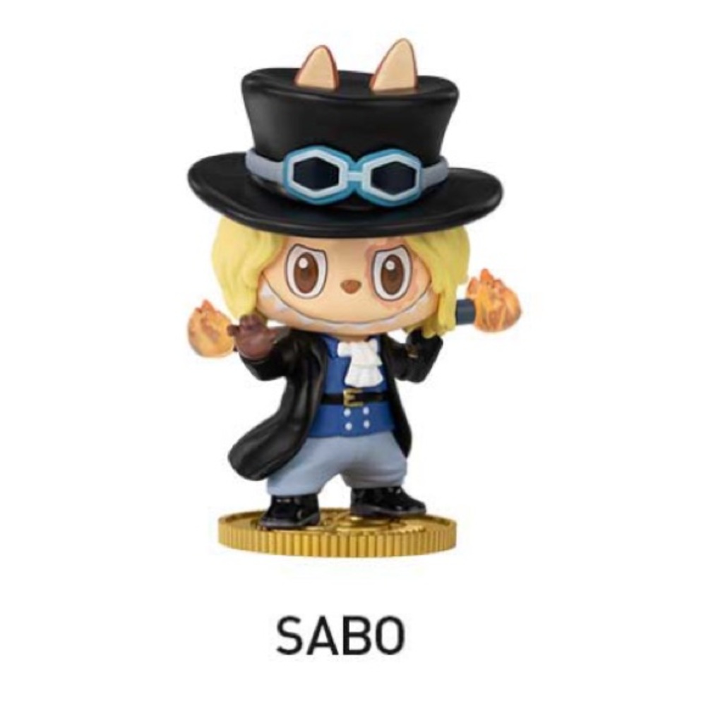 Pop Mart The Monsters Labubu x One Piece Series Figure in Sabo